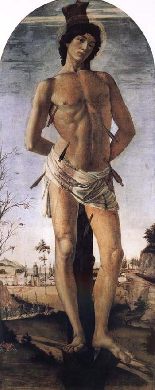 Sandro Botticelli San Sebastian oil painting image